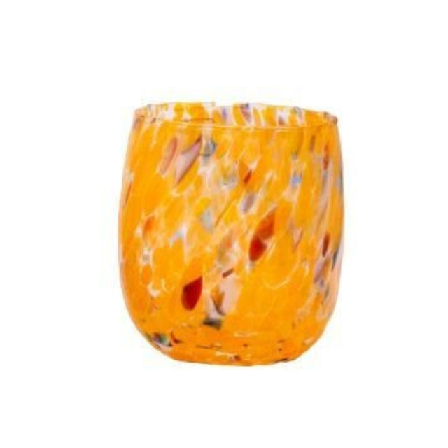 Bicchieri Botte SENAPE - Confezione 6 pezzi in vetro soffiato di Murano 300 ml