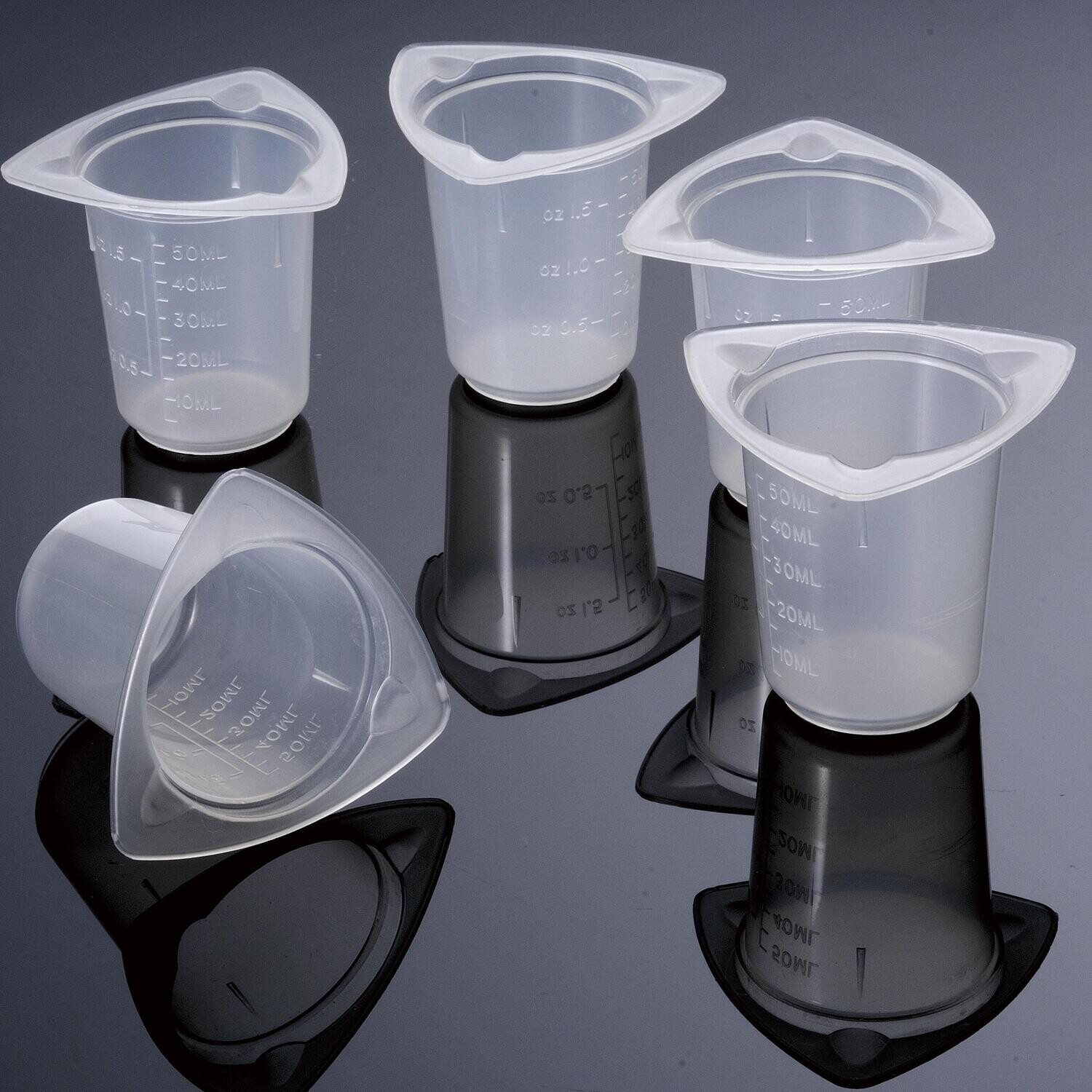 Biologix Beakers-PP, Three Pour Spouts, Disposable, Case of 100 pcs