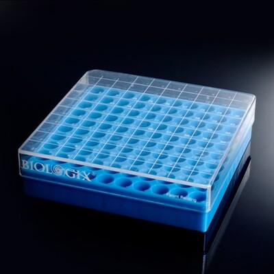 CryoKING PC Cryogenic Boxes-Blue (1in. 2in. 3.75in, 81-well 100-Well), Case of 12