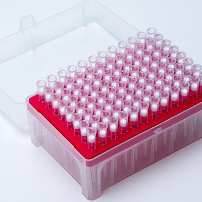 Biologix® Filter Tips-200uL, 96 PCS/Rack, 100 Racks/Case
