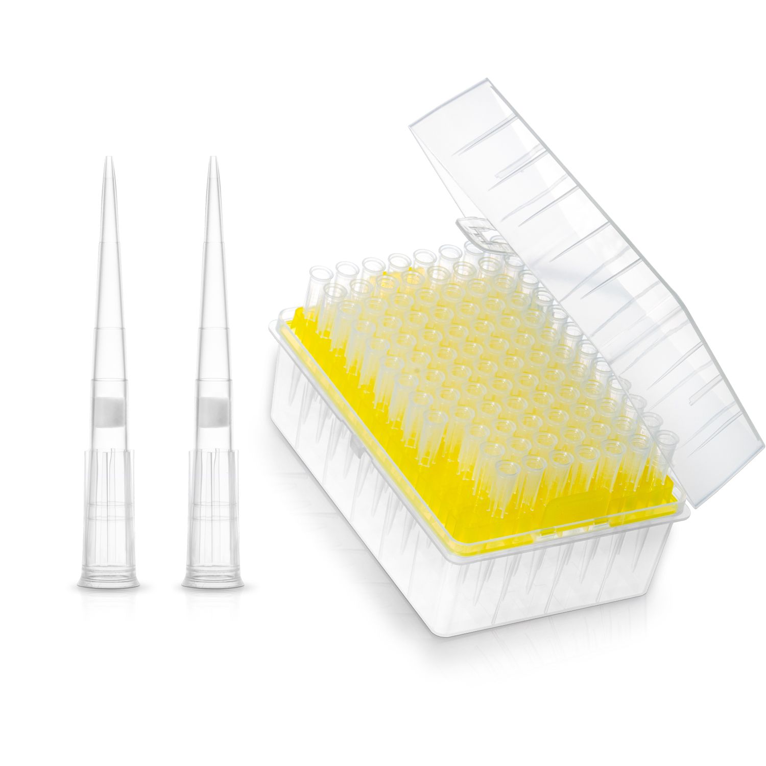 Biologix® Filter Tips -100μl, Length 51mm, 96 Pieces/Rack, 50 Racks/Case