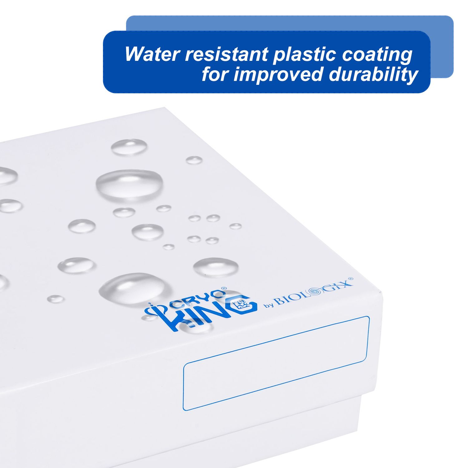 Biologix® Premium Cardboard Cryogenic Boxes-2in, 5 Pieces/pack, 20 Packs/Case, Well: 81-Well