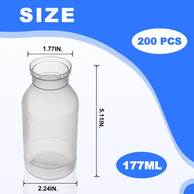 Drosophila Bottles, 8oz (227ml), Round Bottom, Bulk/Tray Package, 100 Pcs/Case