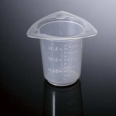 Biologix® Beakers-PP, Three Pour Spouts, Disposable, Case of 100 pcs