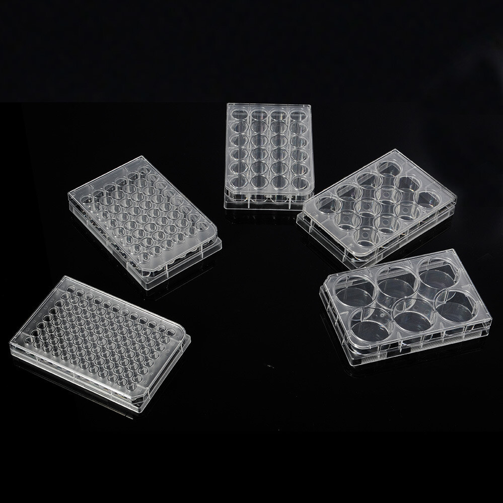 Biologix® Cell Culture Plates:-6/12/24/48/96-Wells, 1 Piece/Pack, 50 Packs/Case