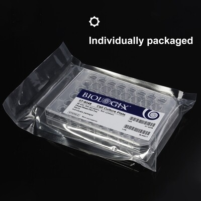 Biologix® Cell Culture Plates:-6/12/24/48/96-Wells, 1 Piece/Pack, 50 Packs/Case