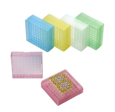 Biologix® PP Cryogenic Storage Boxes,  9x9 (81-well) wells, Case of 20