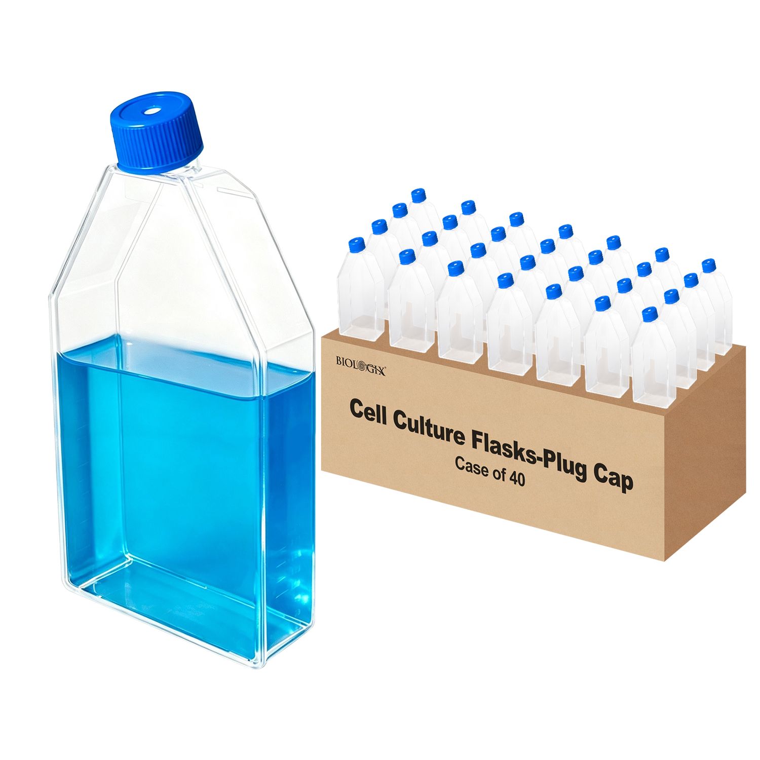 Biologix® Cell Culture Flasks-175cm², 5 Pcs/Pack, 8 Packs/Case
