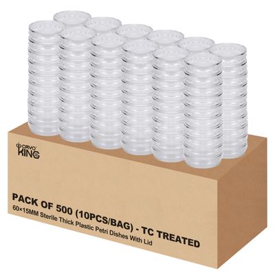 Biologix® Cell Culture Dishes-Clear, Sterile, 10 /Bag, 50 Bags/ Case
