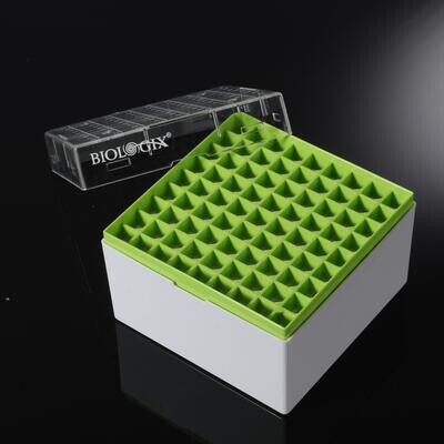 CryoKING® PC Cryogenic Boxes-Assorted (3.75in. 81-Well), Case of 20