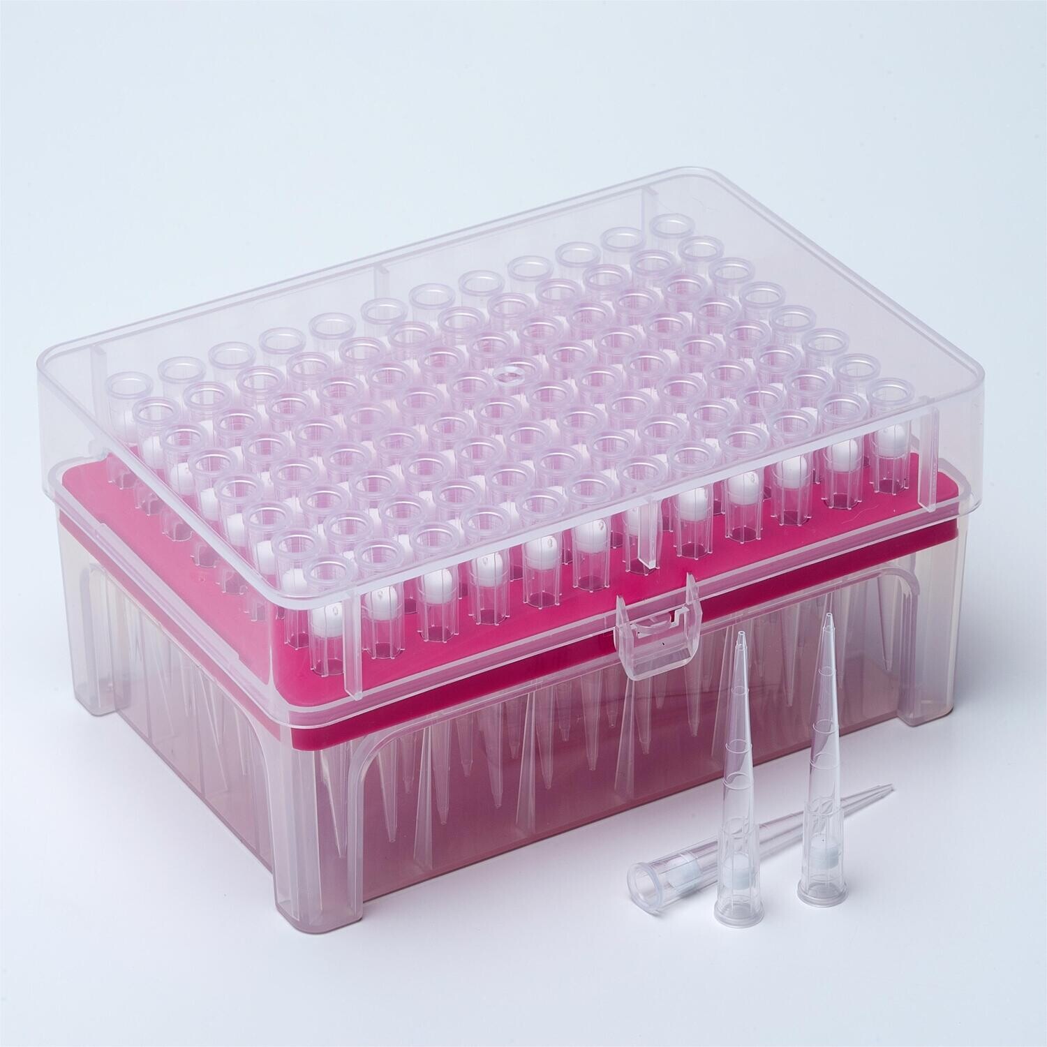 Biologix® Filter Tips-200uL, 96 PCS/Rack, 100 Racks/Case