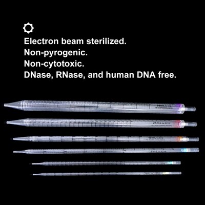 Biologix® Serologische Pipetten – 2 ml, steril, 150 Stück/Packung, 4 Packungen/Karton
