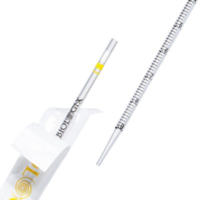 Biologix® Serologische Pipetten, 1 ml, steril, Gelb, 200 Stück/Packung, 4 Packungen/Karton