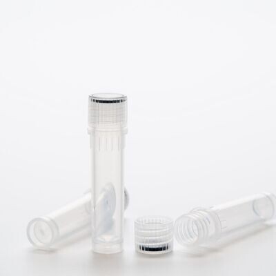 Biologix® Cryogenic Vials-2ml, with Screw Caps, Self-Standing, 50/Bag, 500/Pack, 2000/Case