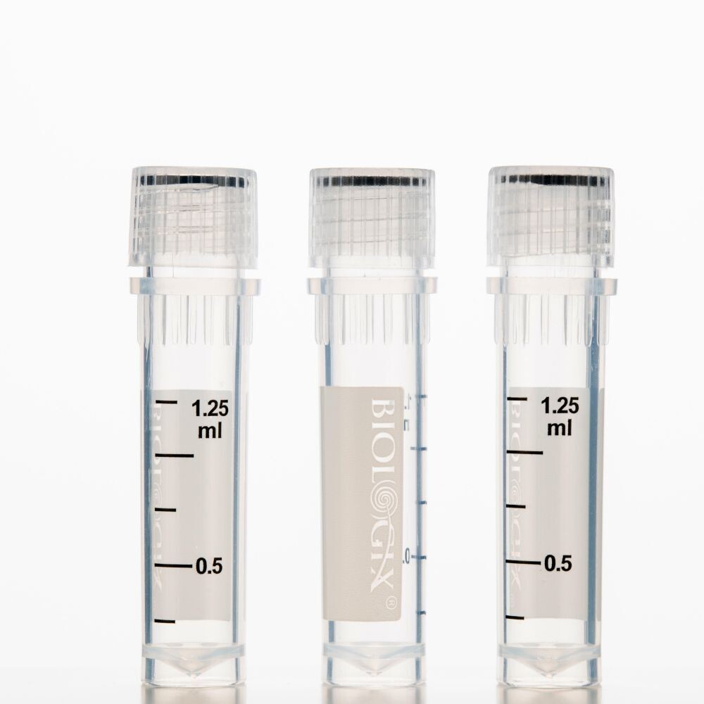 Crioviali - 2,0 ml (47,5 mm, autoportanti), con area di scrittura, 50 pezzi/bustina, 500 pezzi/confezione, 2000 pezzi/scatola