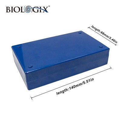 Biologix® Slide Storage Boxes-25-place foam, Assorted colors, 5 /Pack, 4 Packs/Case
