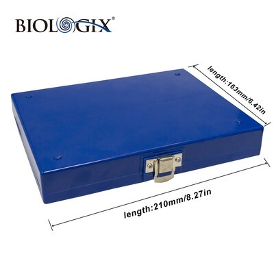 Slide Storage Boxes100-place, Assorted colors, 5 /Pack,6 Packs/Case