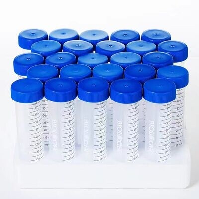 Biologix® Centrifuge Tubes-50mL, Conical Bottom, Rack Pack, 25 Sets/Rack, 20 Racks/Case