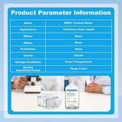 Biologix® DEPC-Treated Water (DNase, RNase free), Sterile, 500mL/ Bottle, 10 Bottles/Case