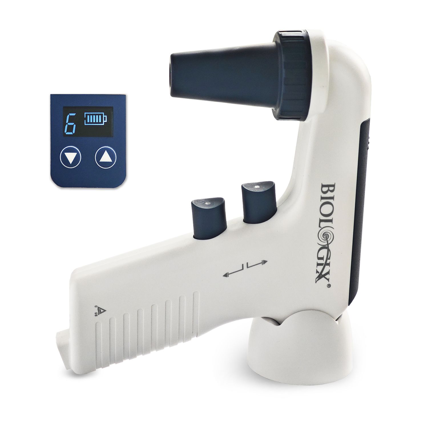 Biologix® Pipette Filler Levo Plus with AC adapter, Simple pipette stand, 1 Piece/Case