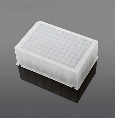 Biologix® 96 Square Deep Well Plate ,2.2ml, V bottom, DNase &amp; RNase free,  Without Cap, Non-Sterile, 5 Pieces/Bag, 2 Bags/Pack,  5 Packs/Case, 50 Pieces/Case
