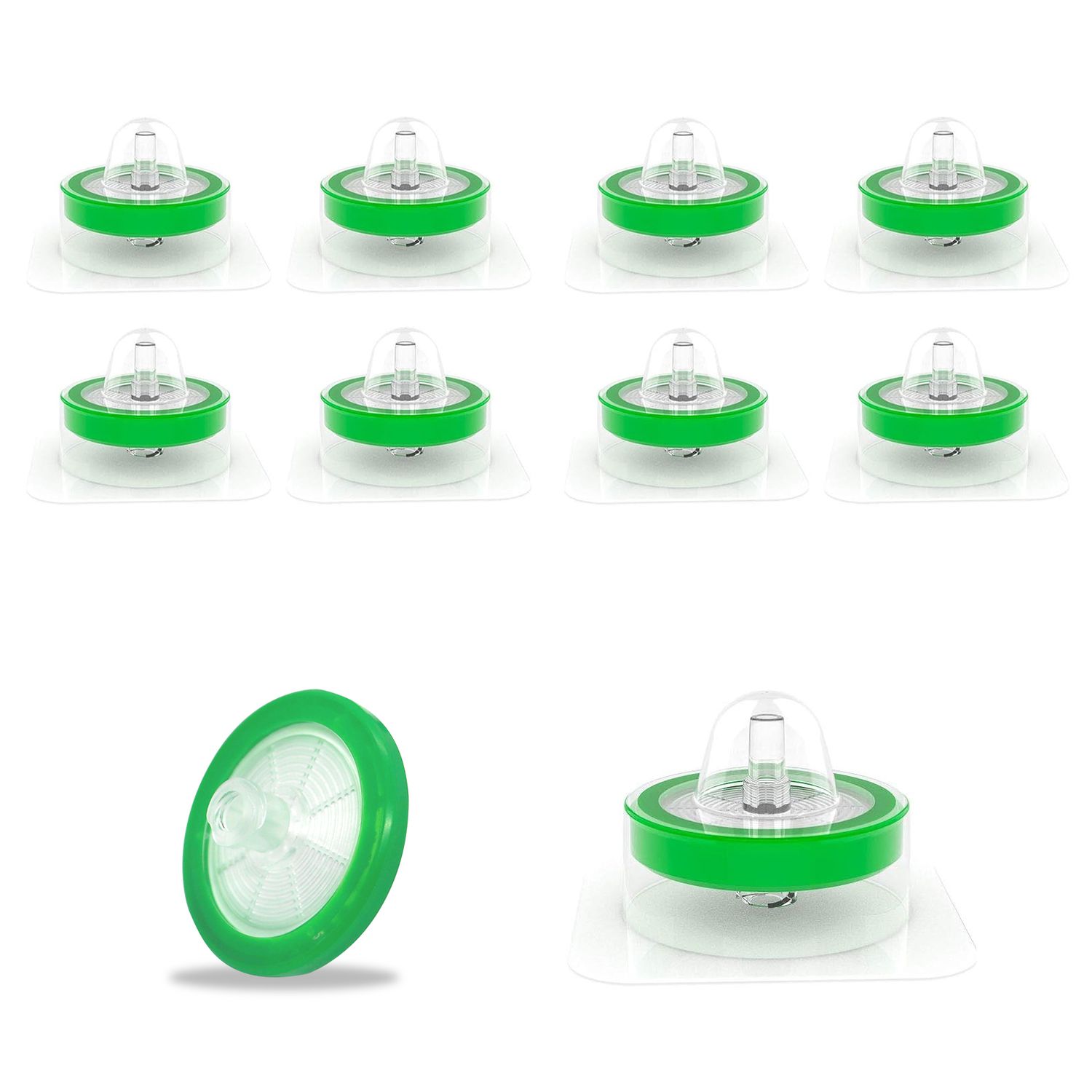 Biologix® Sterile Syringe Filter, PES, Pore Size 0.45μm, diameter:33mm. Female luer lock + male luer slip. Individually packed, 100 Pcs/Pack, 4Packs/Case