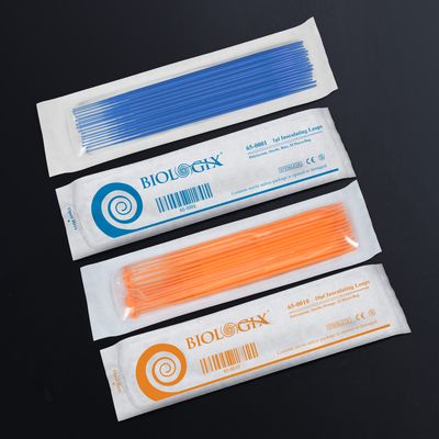 Biologix® Inoculating Loops, 1 μL/10 μL, Blue/Orange, Sterile, 1000/Case