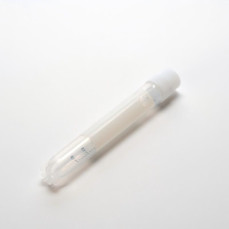 CryoKING 5.0 mL Vial, External Thread, White Caps, PP, Autoclavable, 25 Pieces/Bag, 20 Bags/Pack, 2 Packs/Case