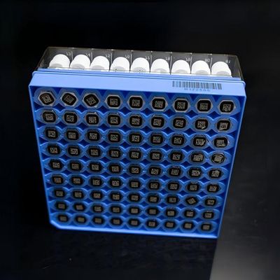 CryoKING 2.0ml Cryogenic Vials Combo, External Thread, PP, 2D Barcoded + Side Code, Self-Standing, Autoclavable, 81 Vials+1 Box/Bag, 6 Bags/Pack, 2 Pack/Case.