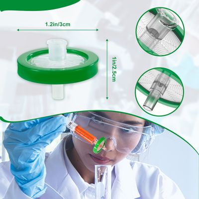 Biologix Syringe Filter, PES Membrane, Female Luer Lock + Male Luer Slip, Sterile
