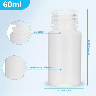 Biologix® 60ml, 250ml, 500ml, PP reagent bottles, Clear