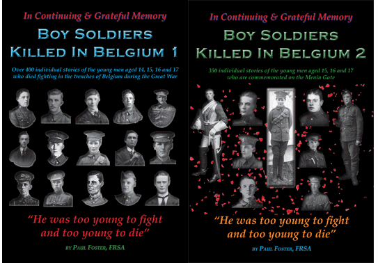 In Continuing & Grateful Memory — Boy Soldiers of Belgium Vols 1 & 2