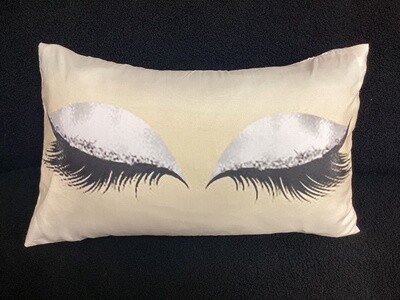 Eyelash Pillow Cover (12”x20”)