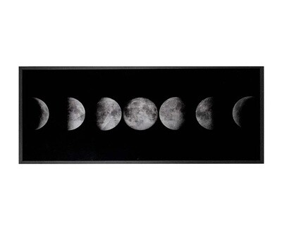 Moon Phases - 72&quot; X 30&quot; - Charcoal Frame