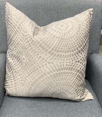 Beige Patterned Pillow
