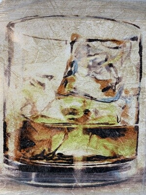 16”x16” Oliver Gal Pop Art - Abstract Whiskey