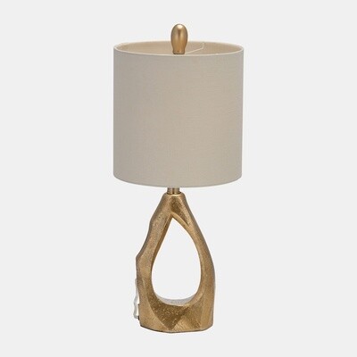 Resin 21&quot; Organic Table Lamp, Gold