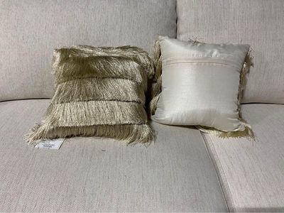 Champagne Art Deco Pillows (Set of 2)