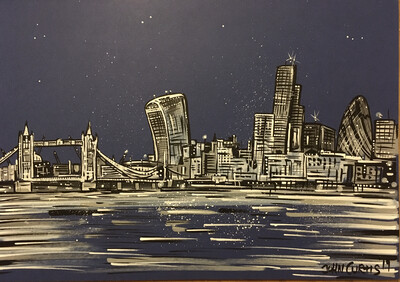London skyline 1 - Original Painting London skyline 1 - Original Painting