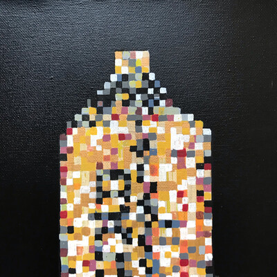 Pixelated 1 - Original Painting On Canvas Pixelated 1 - Original Painting On Canvas