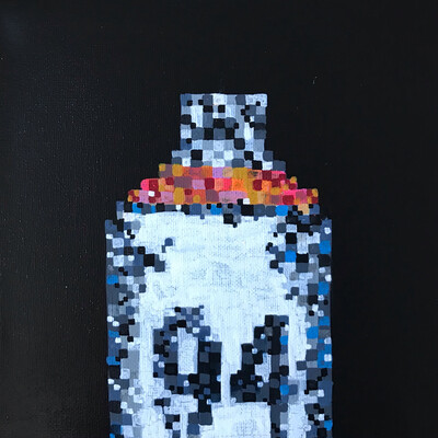 Pixelated 2 - Original Painting On Canvas Pixelated 2 - Original Painting On Canvas