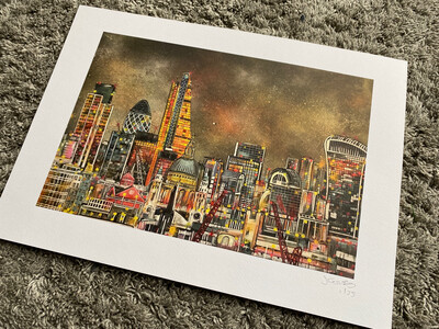 Towers And Cranes - Limited Edition Print 