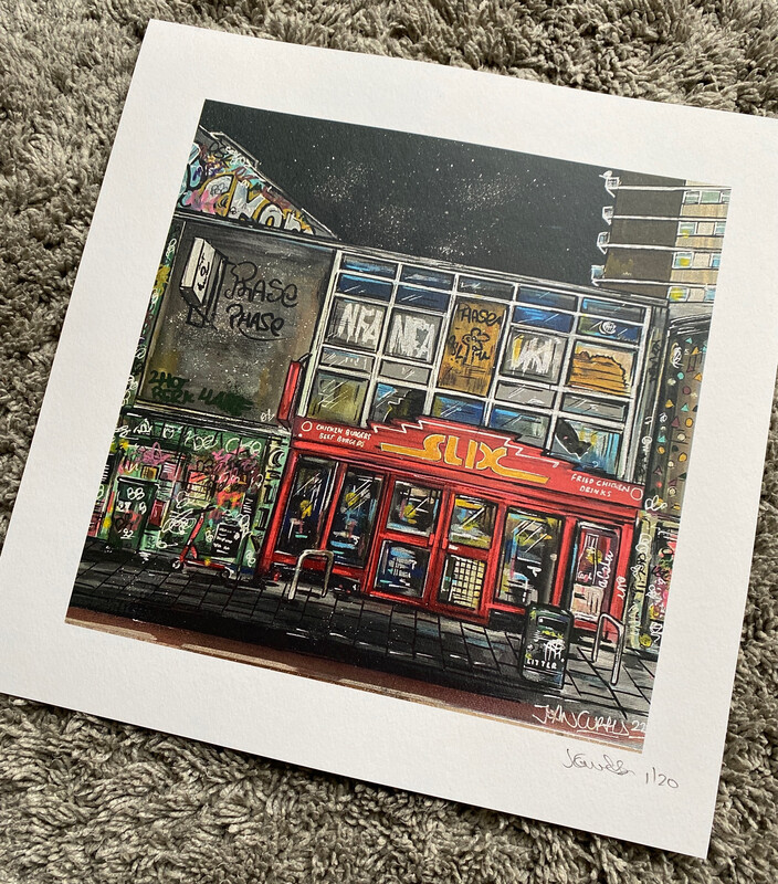 Slix (Night) - Limited edition giclee print