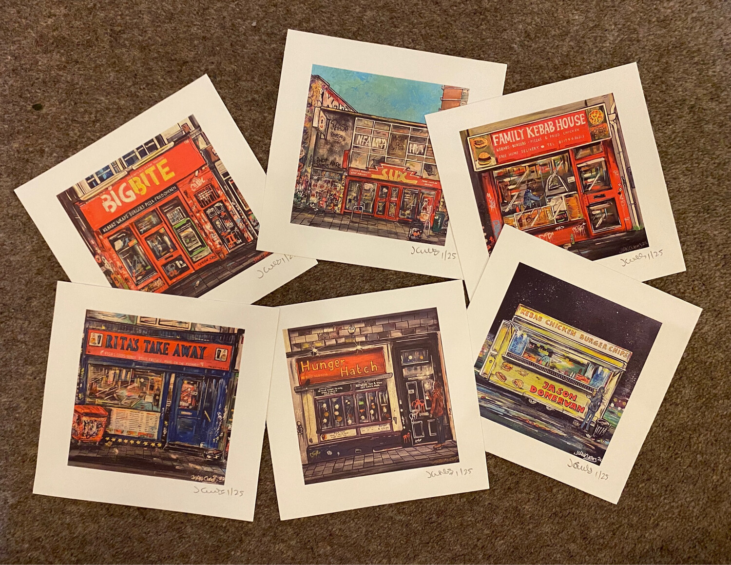 Takeaway Mini Print - 6 Pack