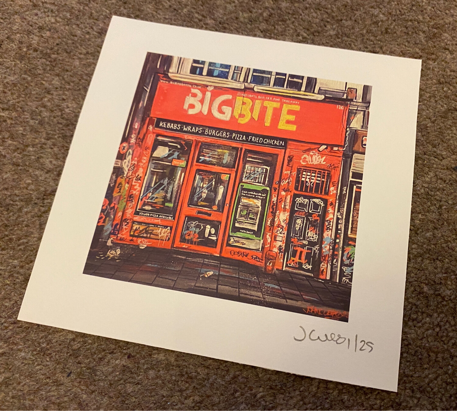 Takeaway Mini Print - Big Bite
