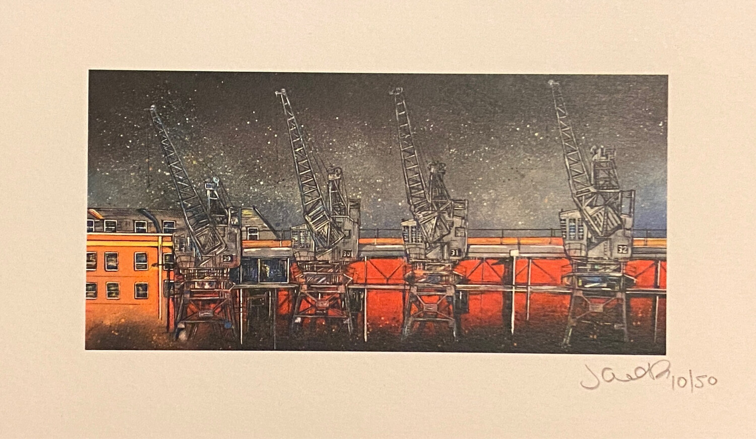 Bristol Cranes - Mini Print