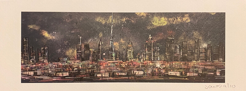 Dubai Skyline - Mini Print