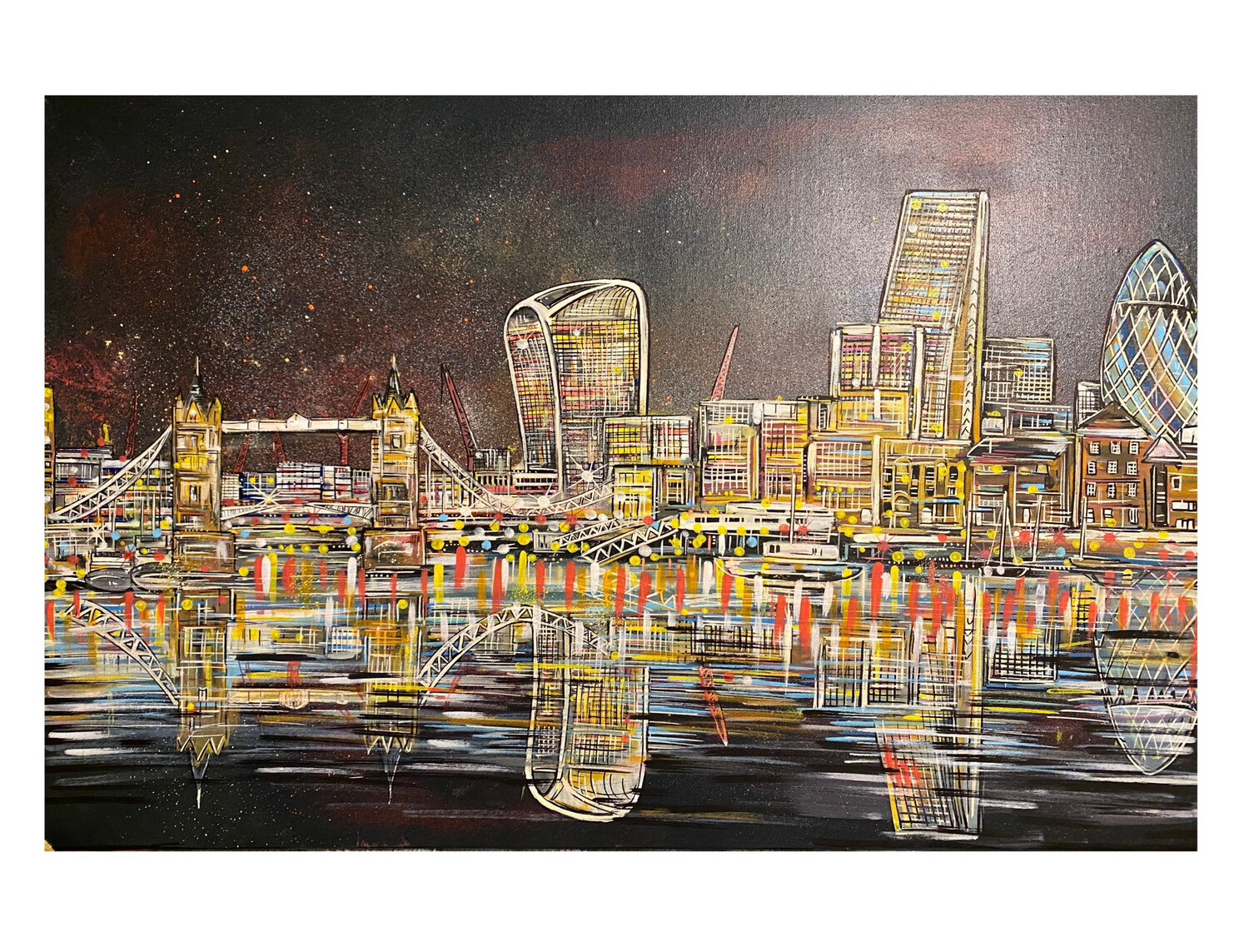 London Tower Bridge - Original Canvas