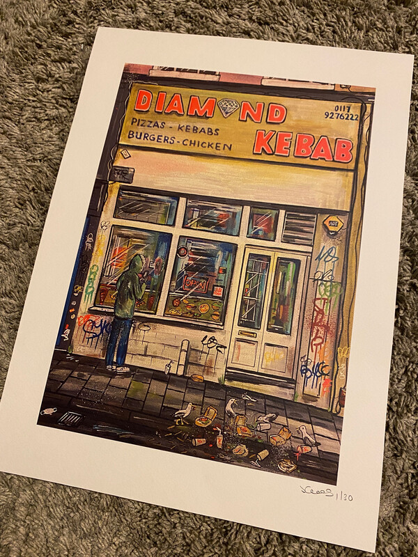 Diamond kebab - Limited Edition Print