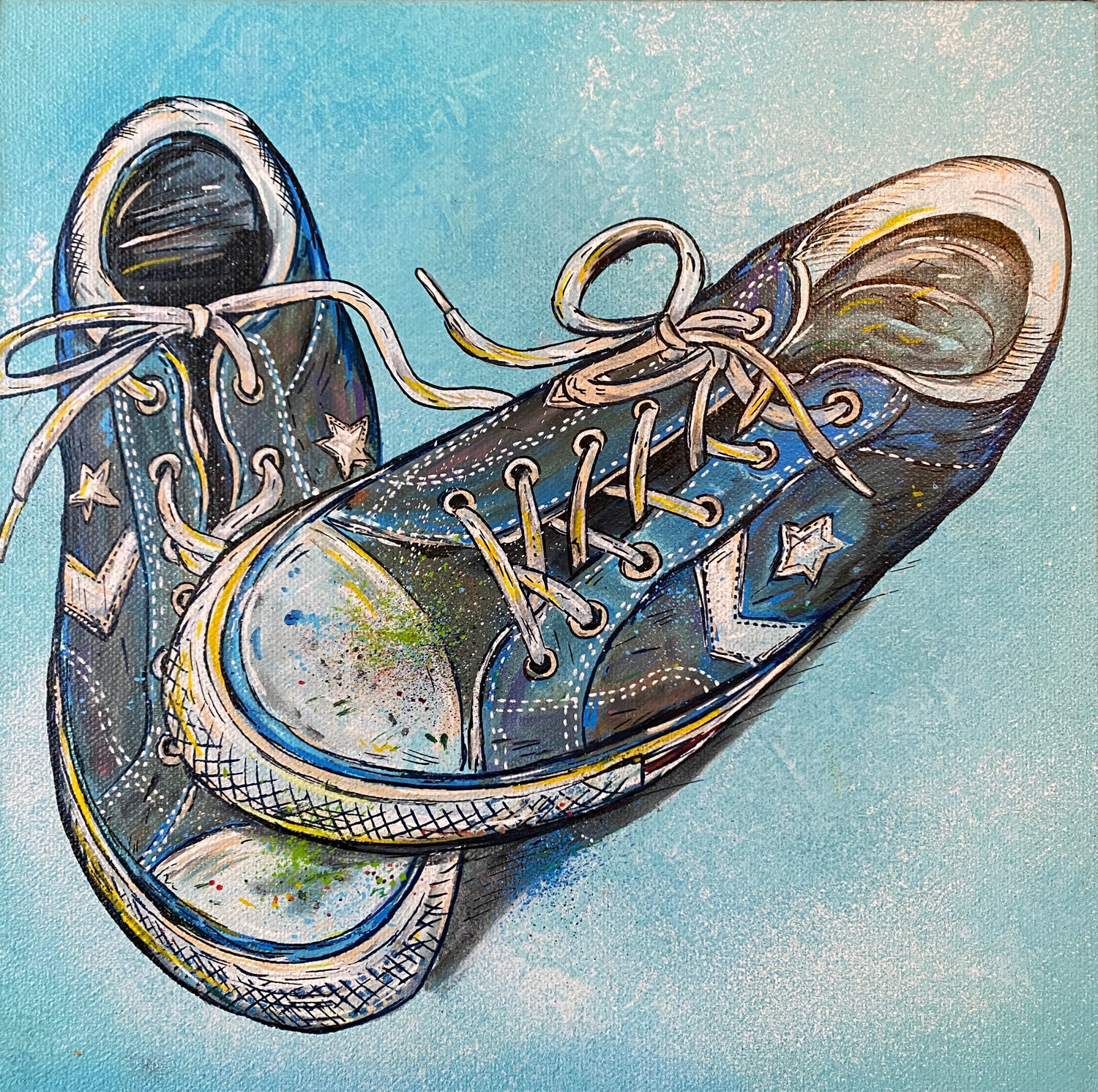 Converse - Original On Canvas
